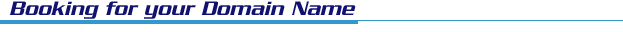 Booking for your Domain Name